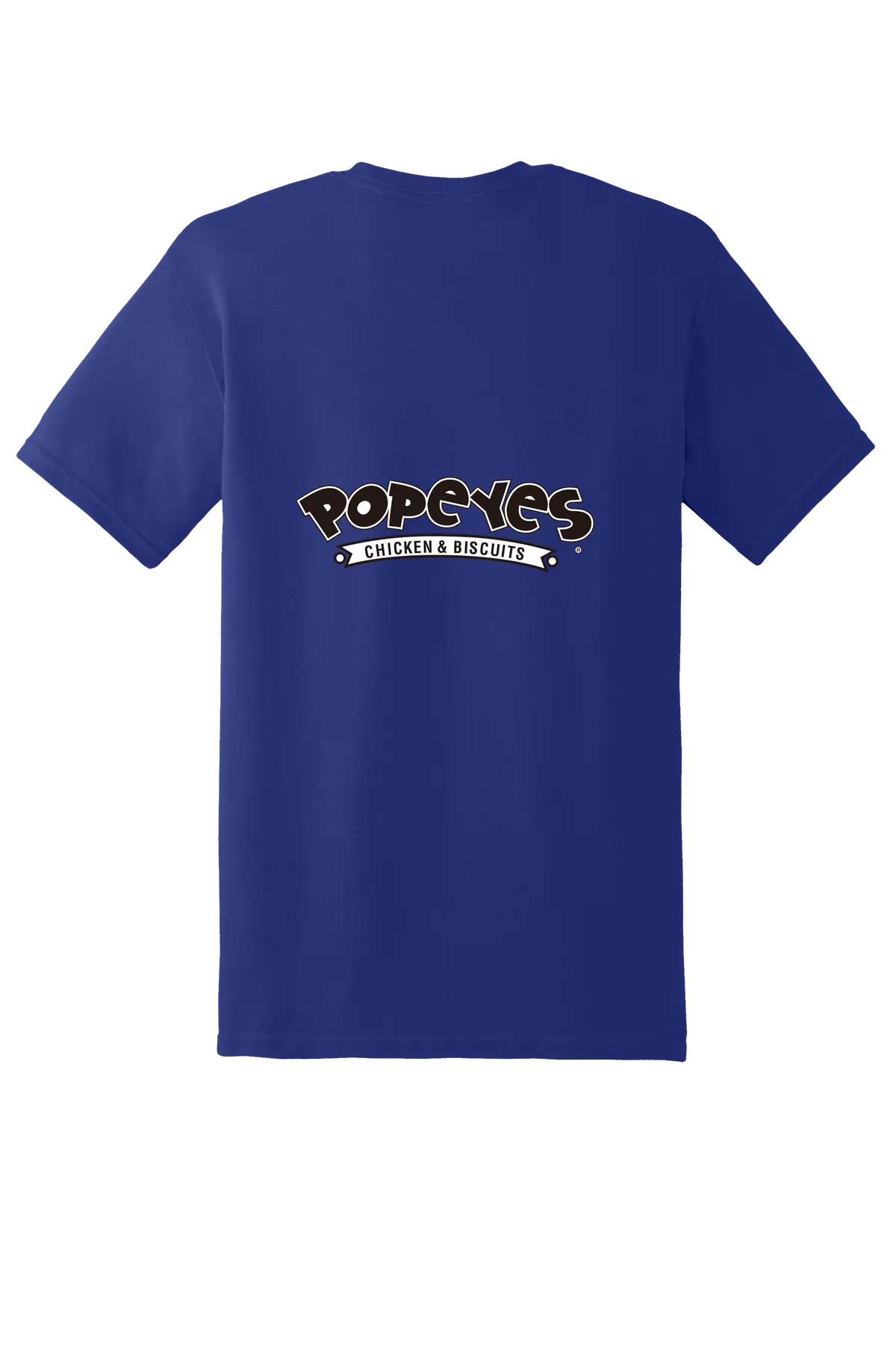 Popeye the Sailor 77 Tee, Cobalt Purple, back print