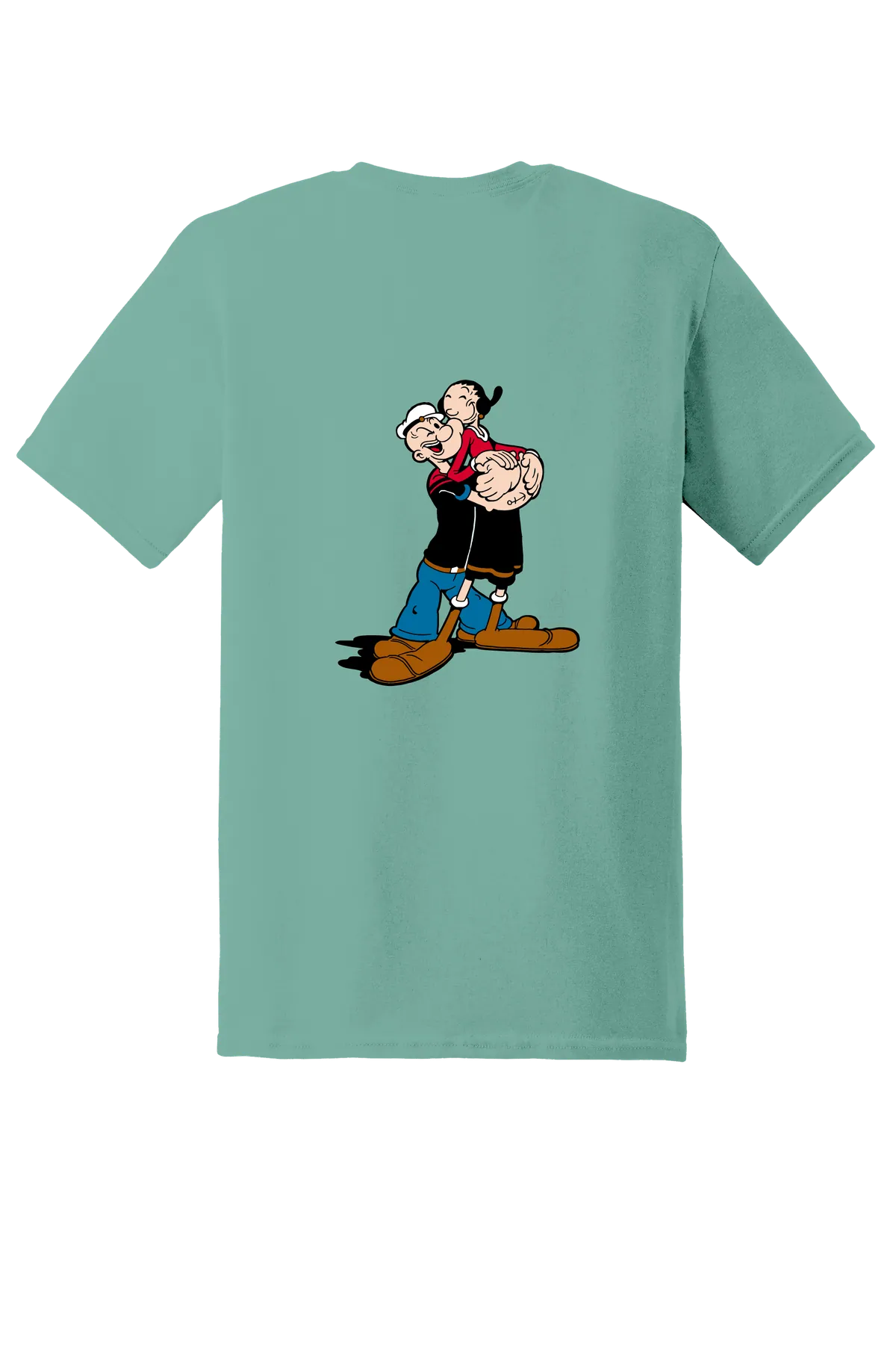Popeye the Sailor 88 Tee, Aquatic, back print
