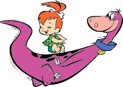 The Flintstones Pebbles and Dino 01 Tee