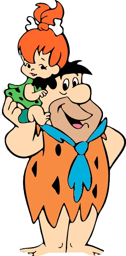 The Flintstones Fred and Pebbles 04 Tee