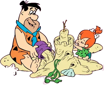 The Flintstones Fred and Pebbles 02 Tee