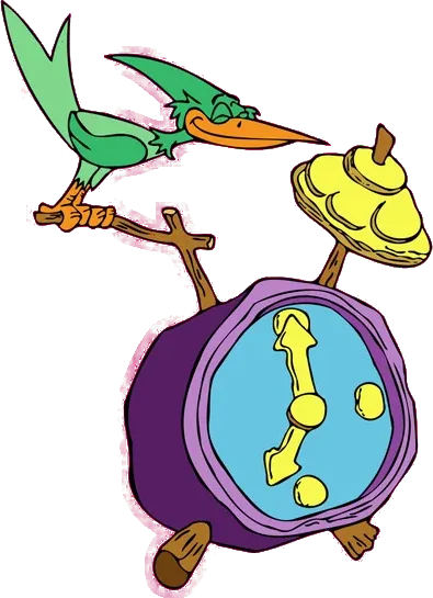The Flintstones Bird Clock Tee
