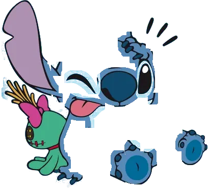 Lilo and Stitch Stitch and Doll Tee