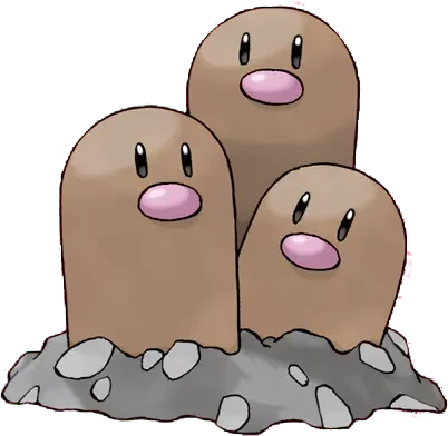 Pokemon Dugtrio Tee