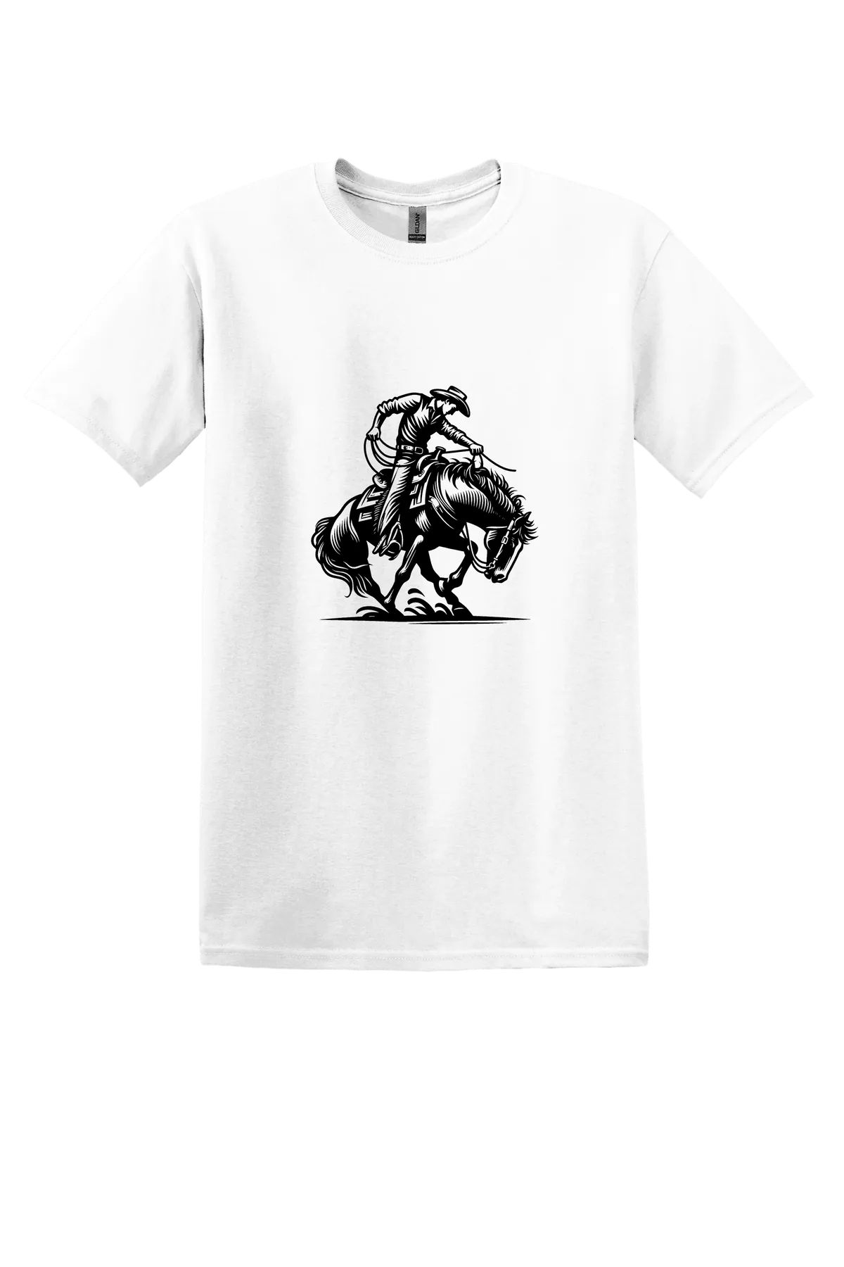 rodeo 110 Tee, White, front print