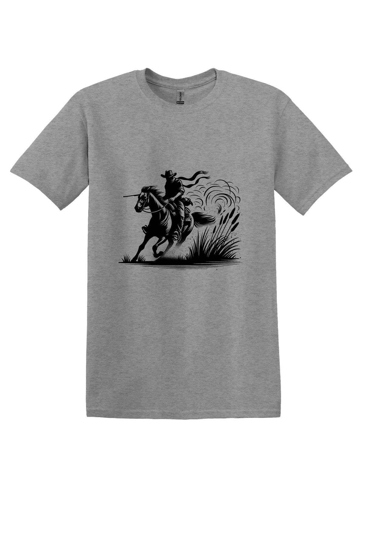 rodeo 113 Tee, Sport Grey, front print