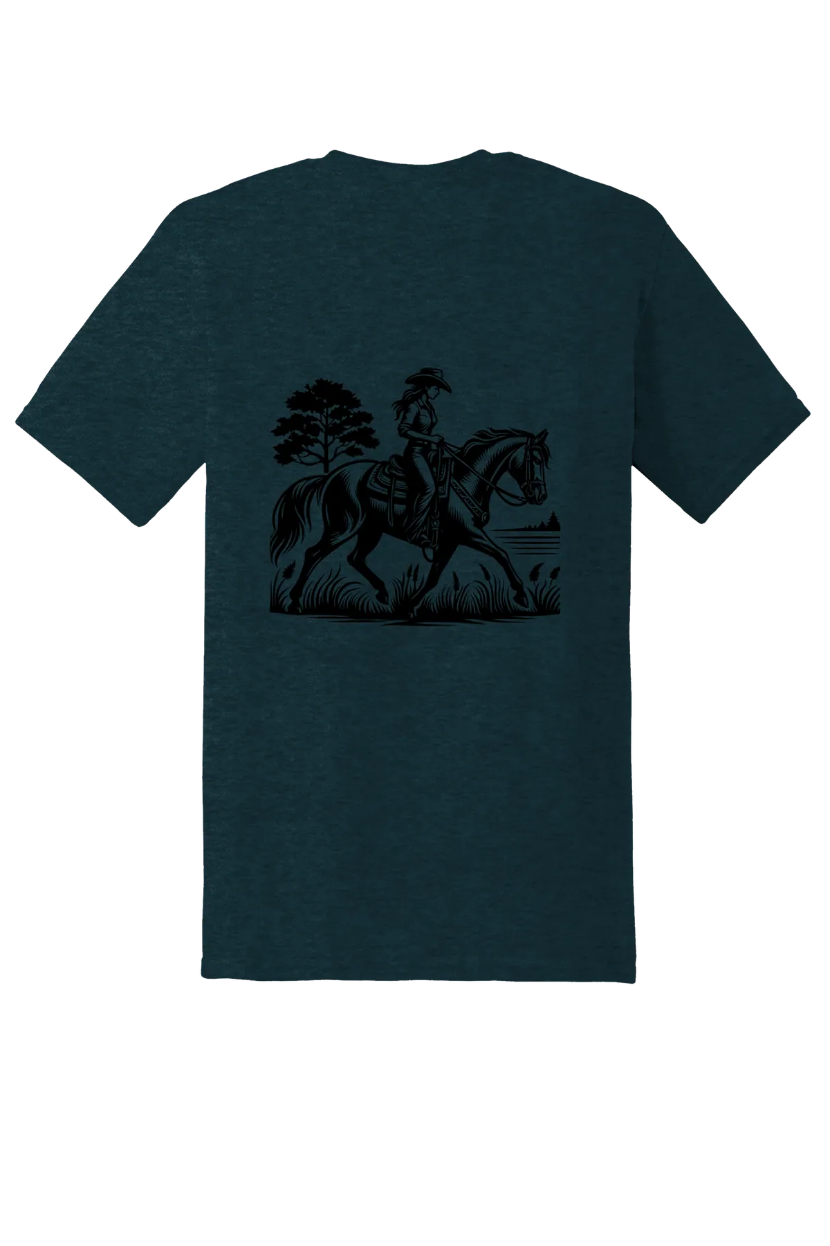 rodeo 135 Tee, Midnight, back print