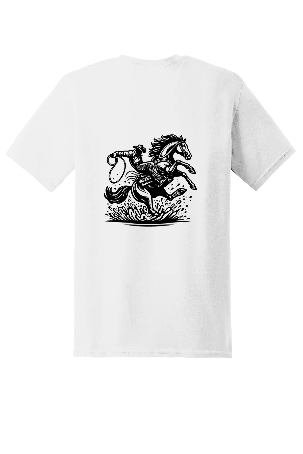 rodeo 141 Tee, White, back print
