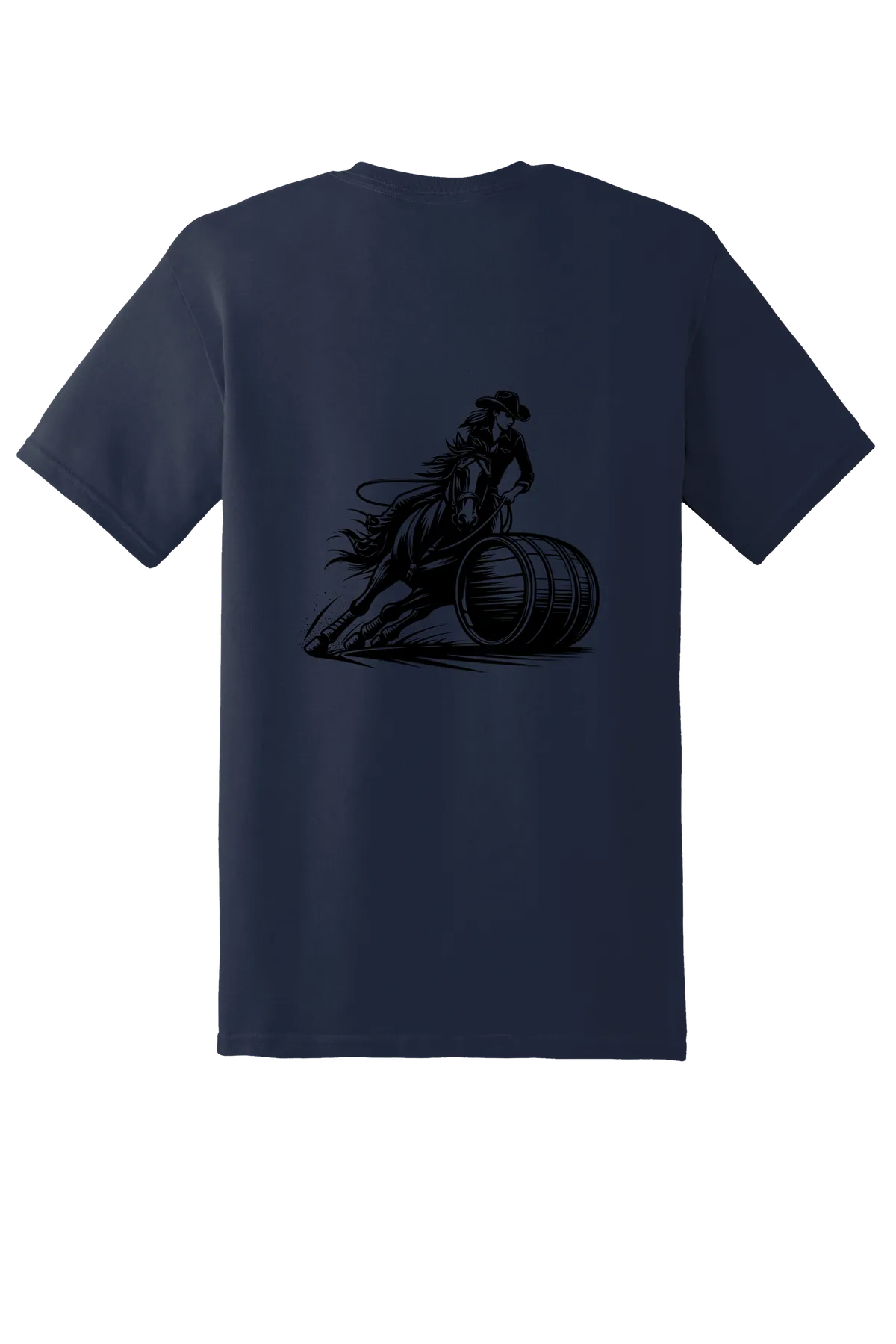 rodeo 142 Tee, Navy, back print