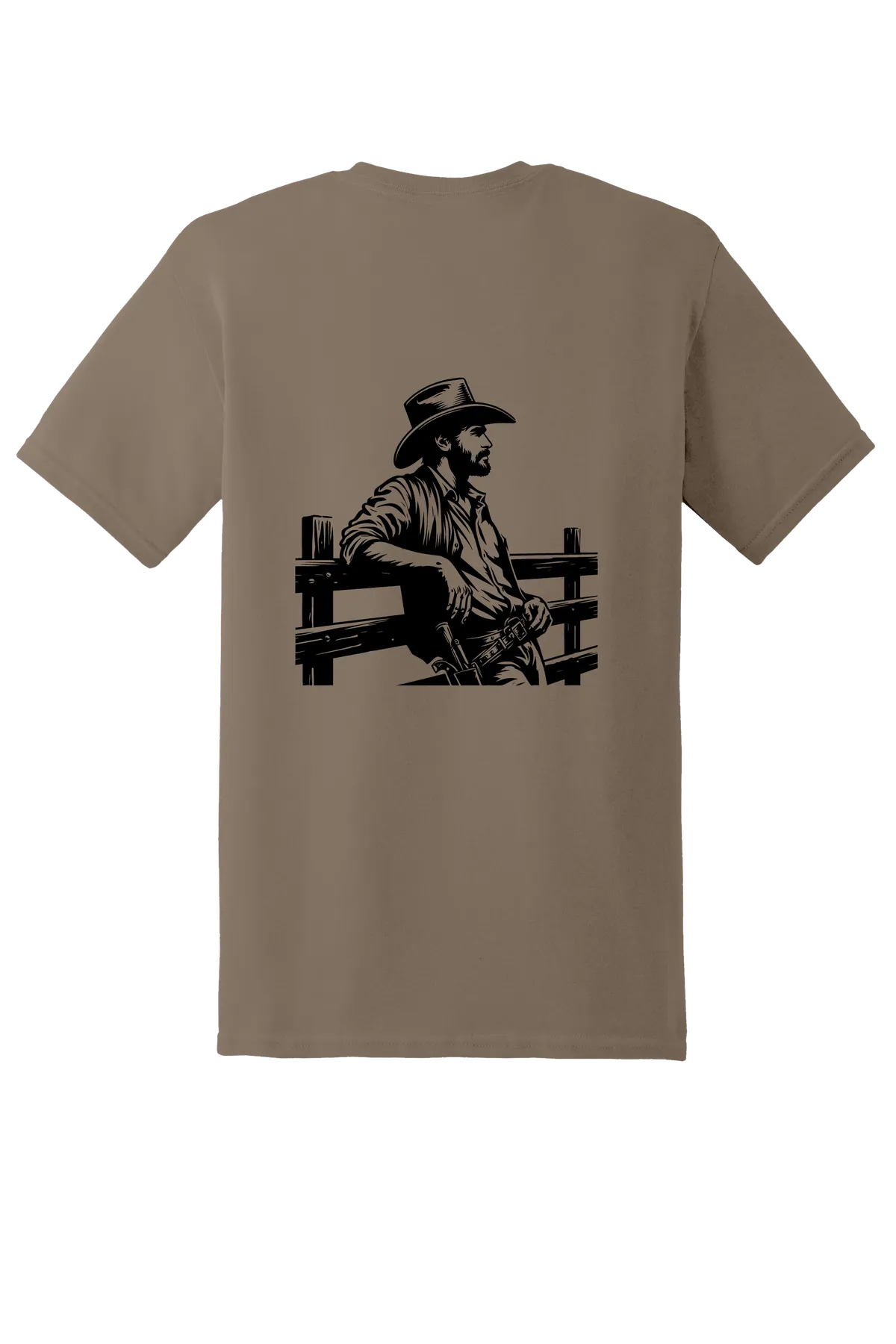 rodeo 15 Tee, Brown Savana, back print
