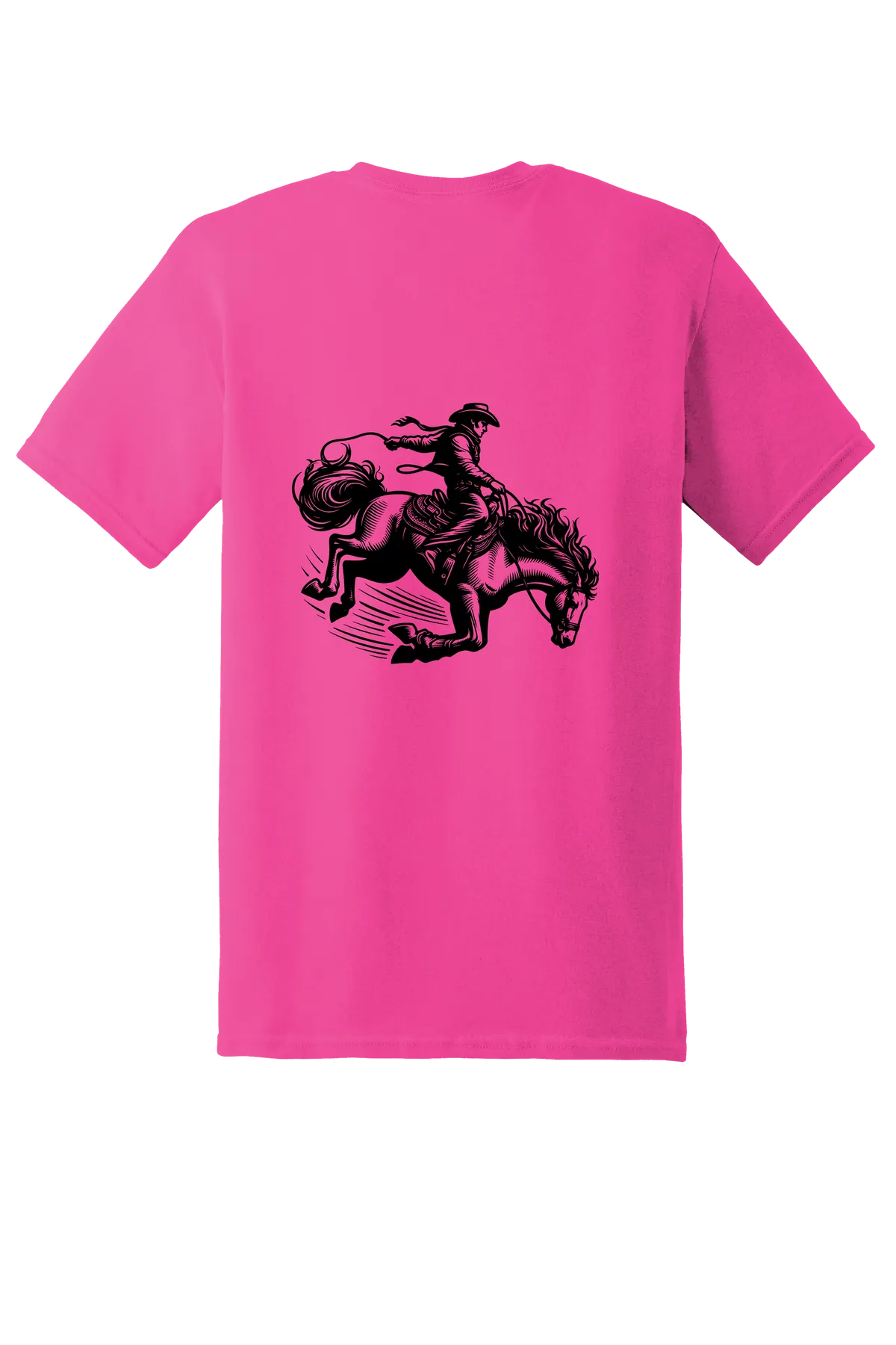 rodeo 16 Tee, Heliconia, back print