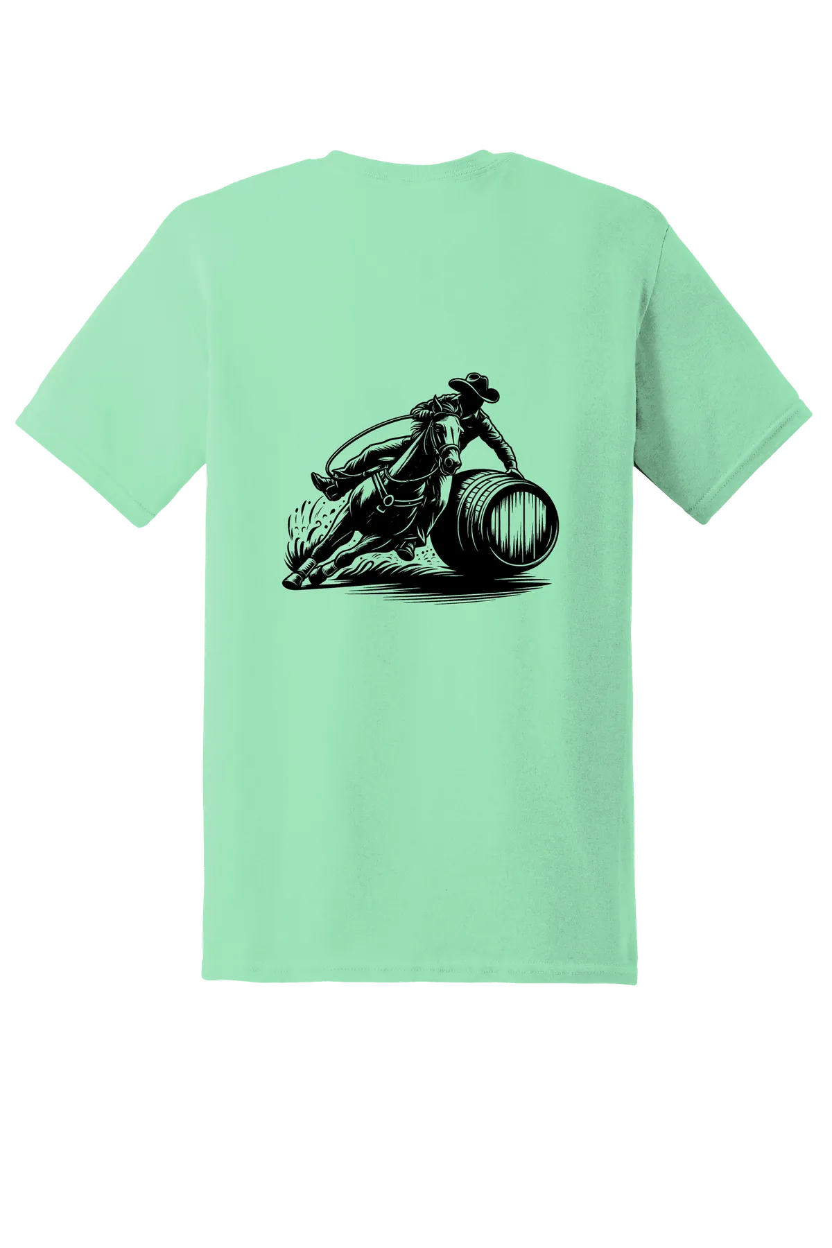 rodeo 183 Tee, Mint Green, back print