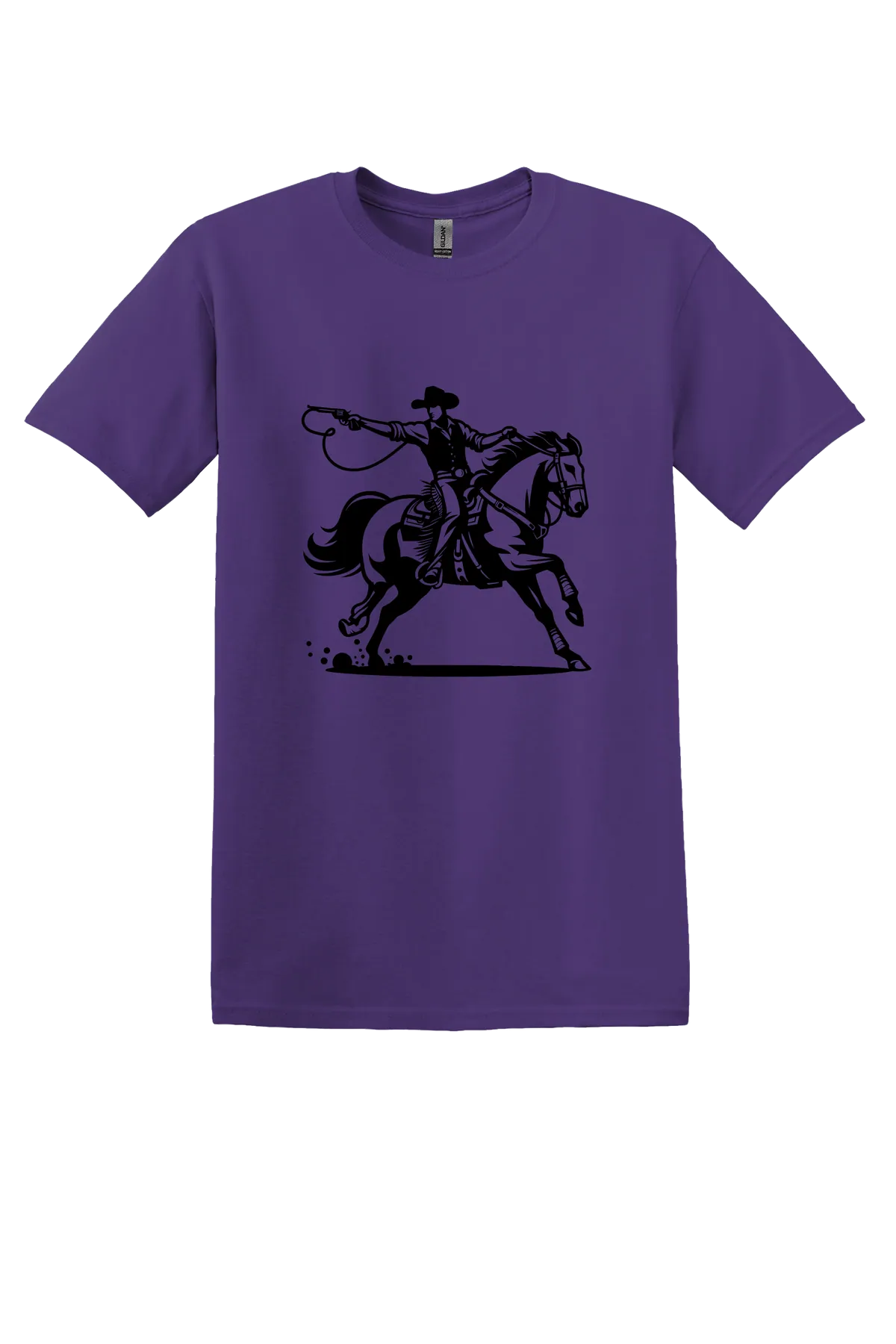 rodeo 185 Tee, Lilac, front print