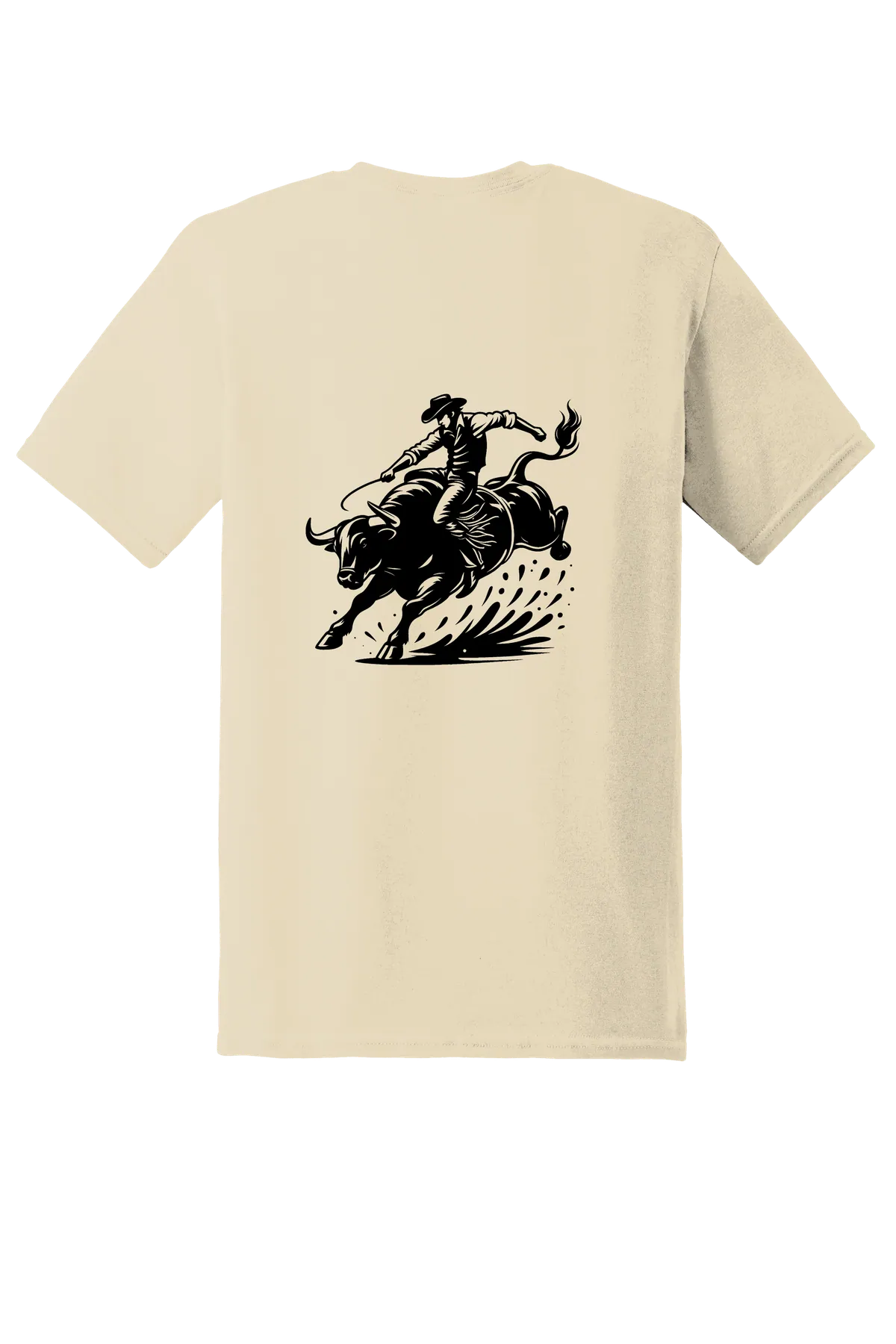 rodeo 30 Tee, Sand, back print