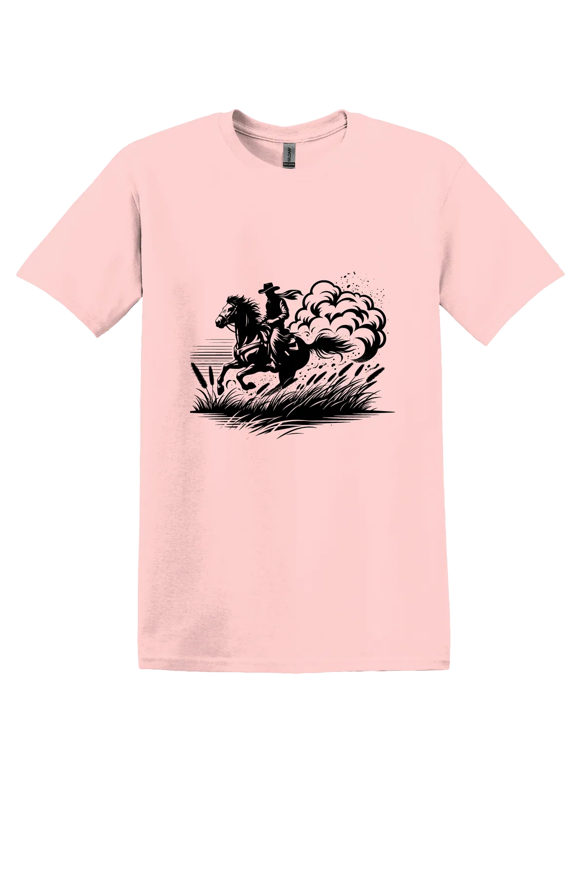 rodeo 34 Tee, Light Pink, front print