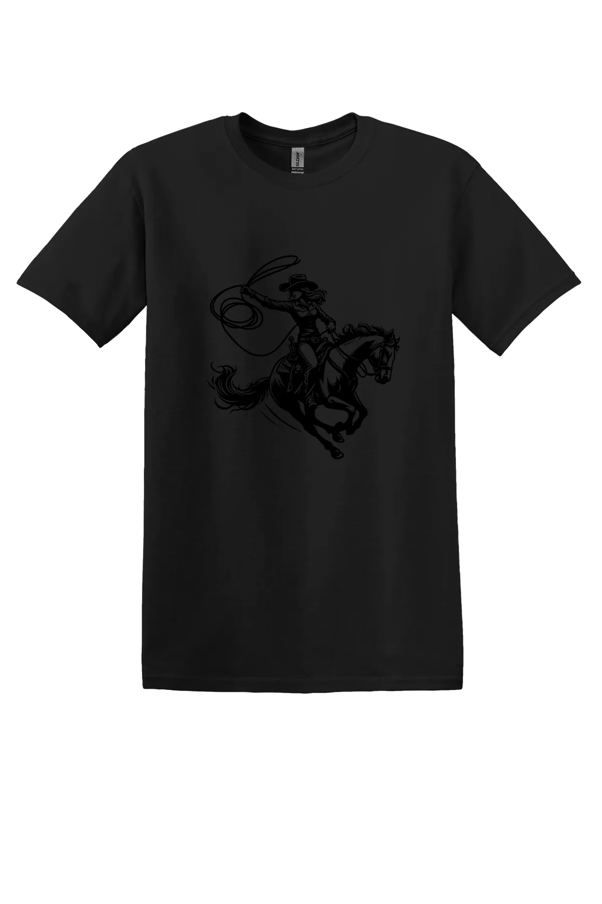 rodeo 37 Tee, Black, front print