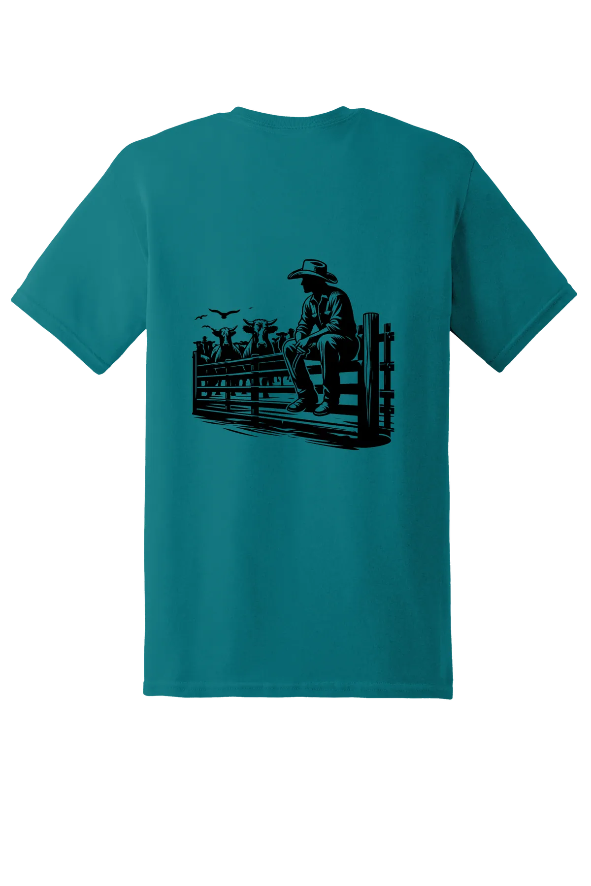 rodeo 4 Tee, Jade Dome, back print
