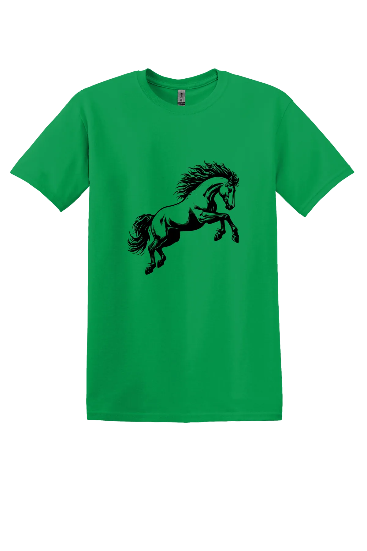 rodeo 43 Tee, Irish Green, front print