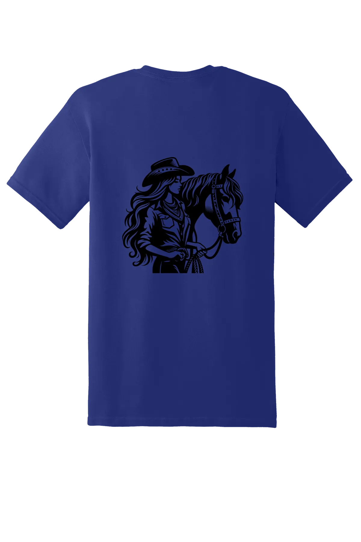 rodeo 44 Tee, Cobalt Purple, back print