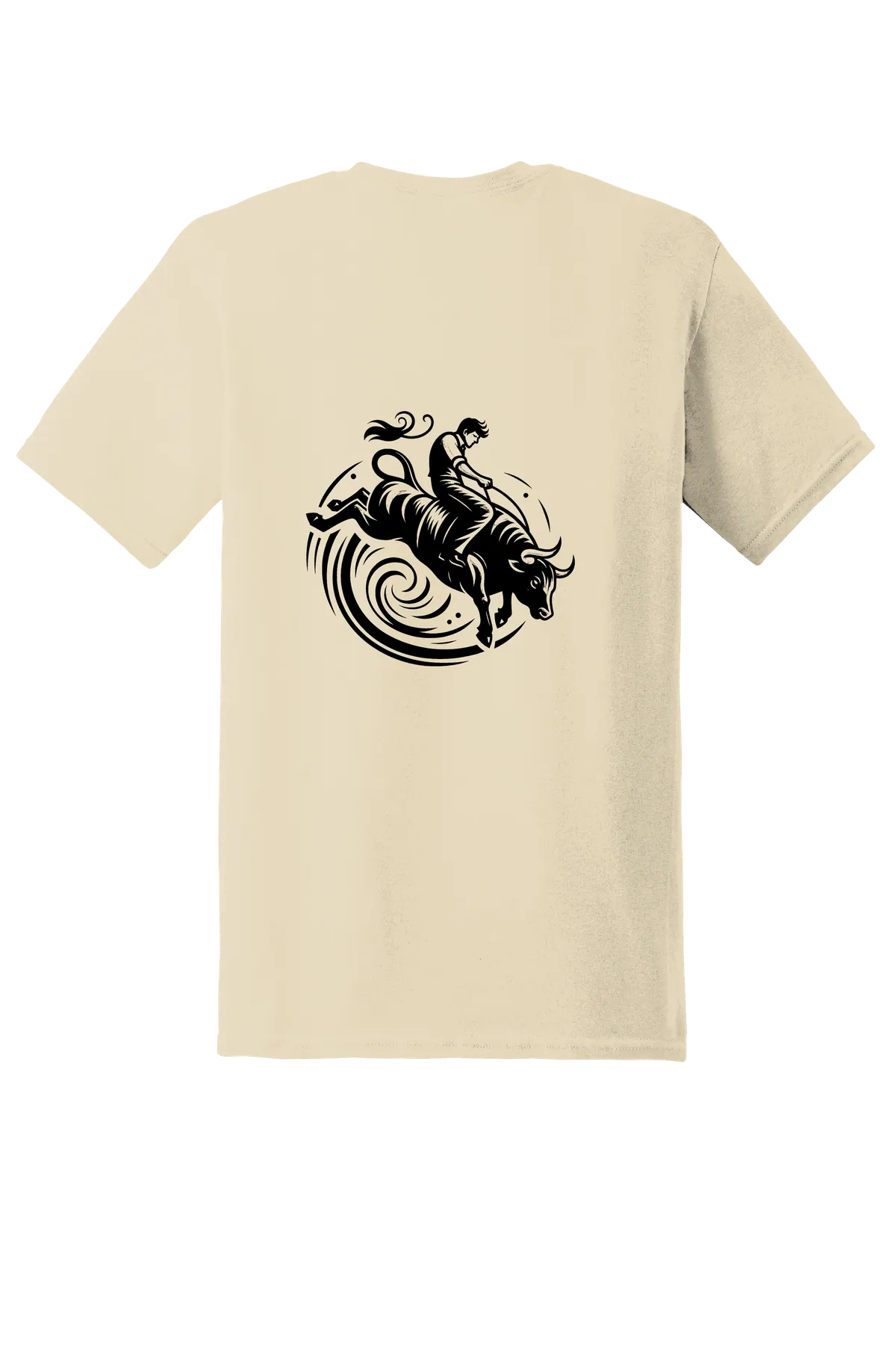 rodeo 50 Tee, Sand, back print