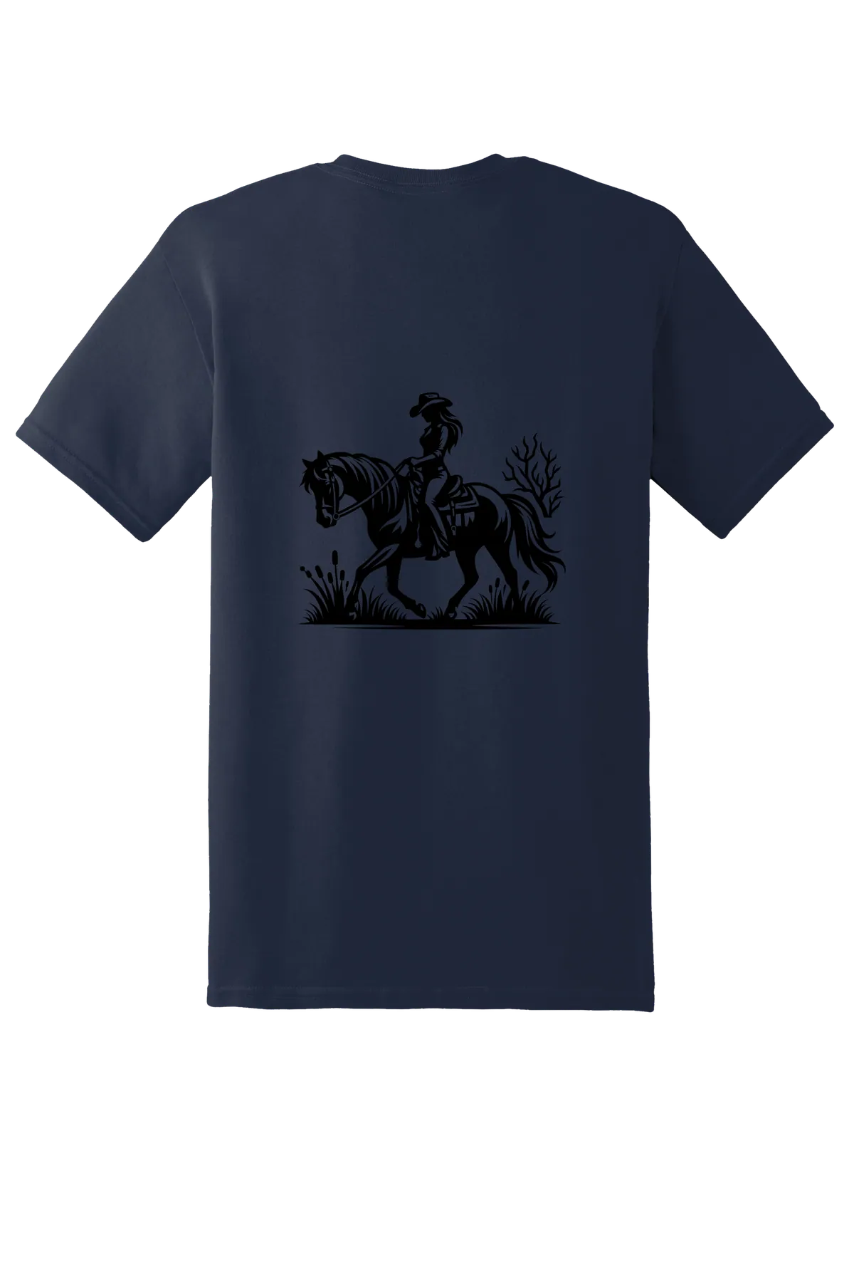 rodeo 54 Tee, Navy, back print
