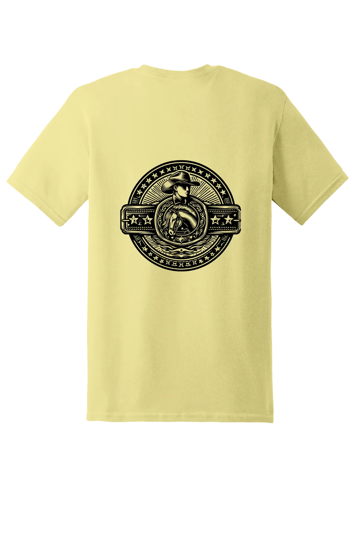 rodeo 57 Tee, Corn Silk, back print