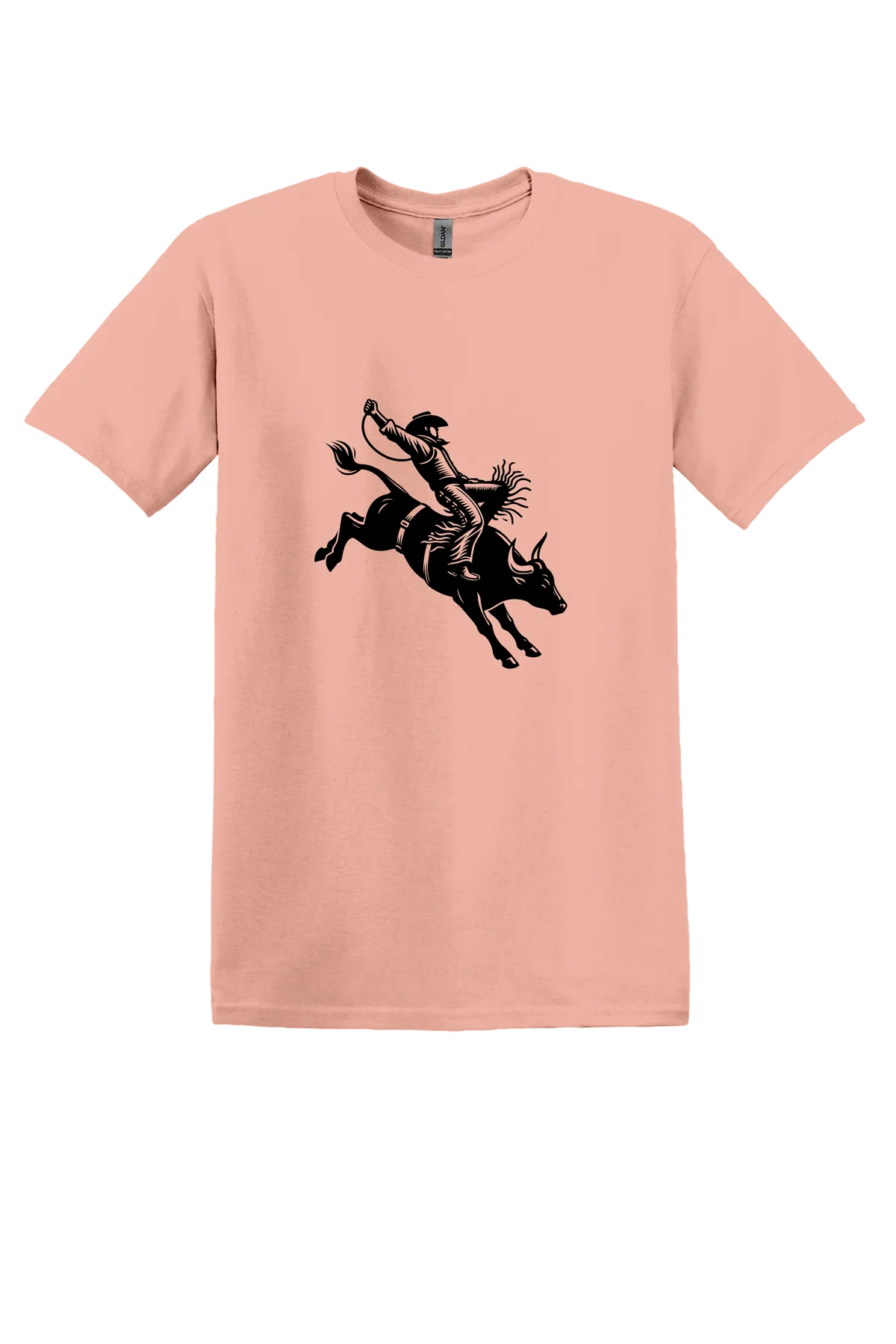 rodeo 60 Tee, Dusty Rose, front print