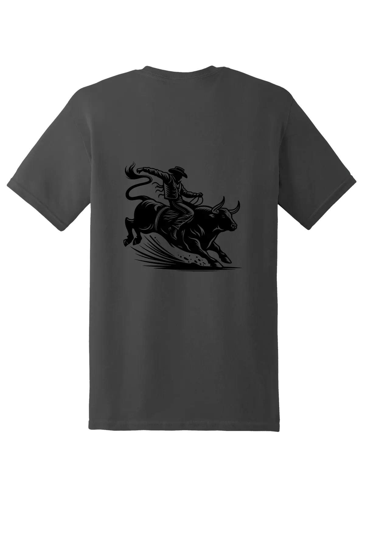 rodeo 63 Tee, Charcoal, back print
