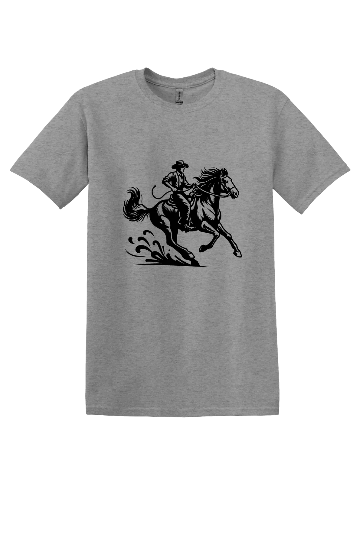 rodeo 71 Tee, Sport Grey, front print