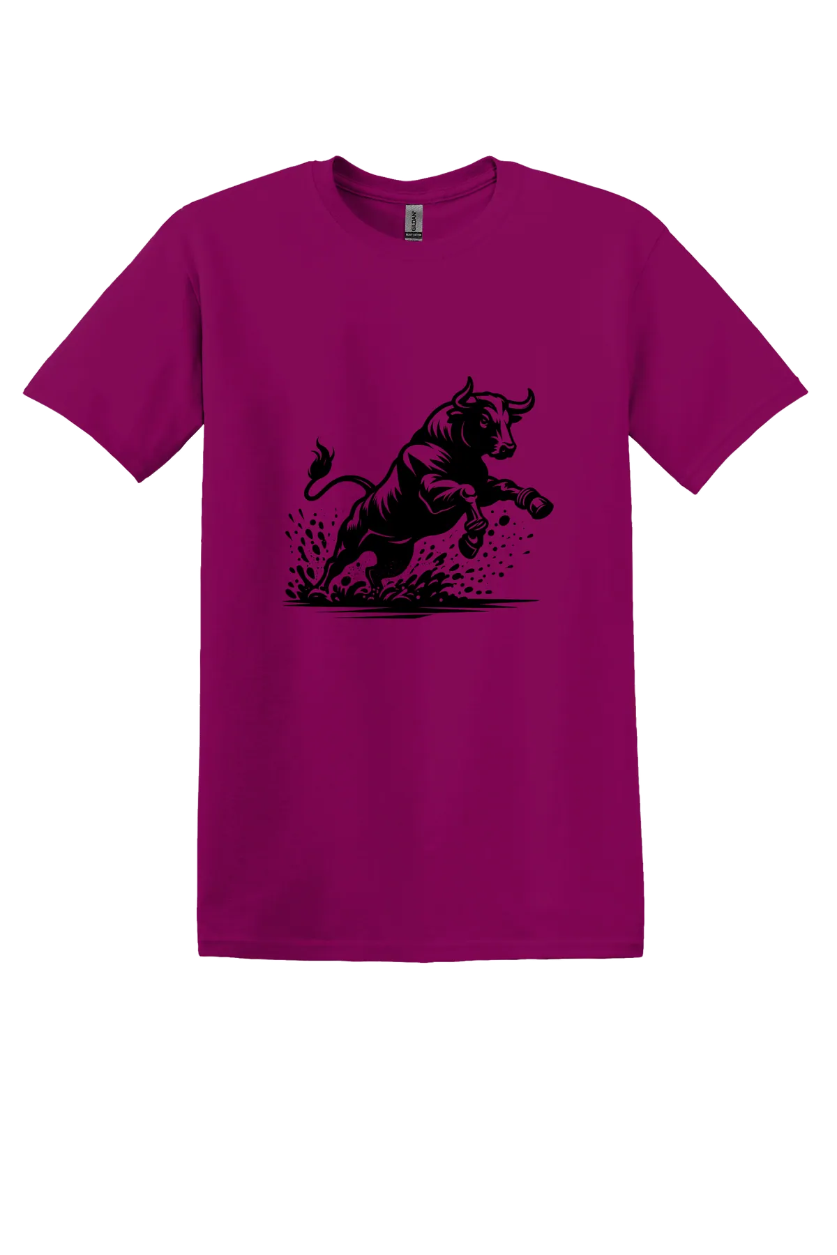 rodeo 80 Tee, Berry, front print