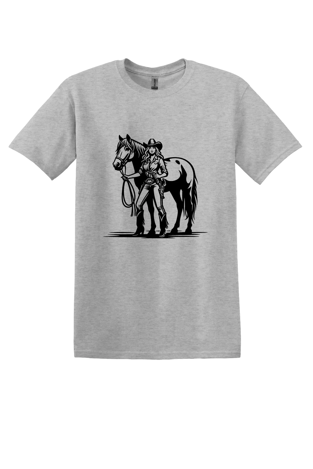 rodeo 82 Tee, Ash Grey, front print