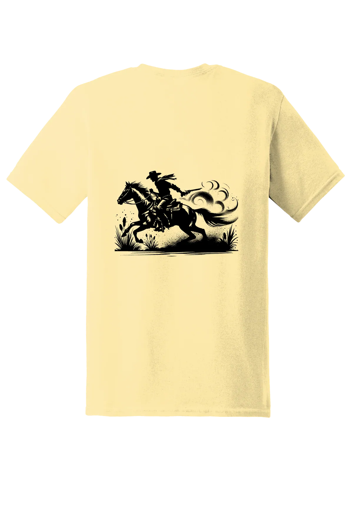 rodeo 83 Tee, Yellow Haze, back print