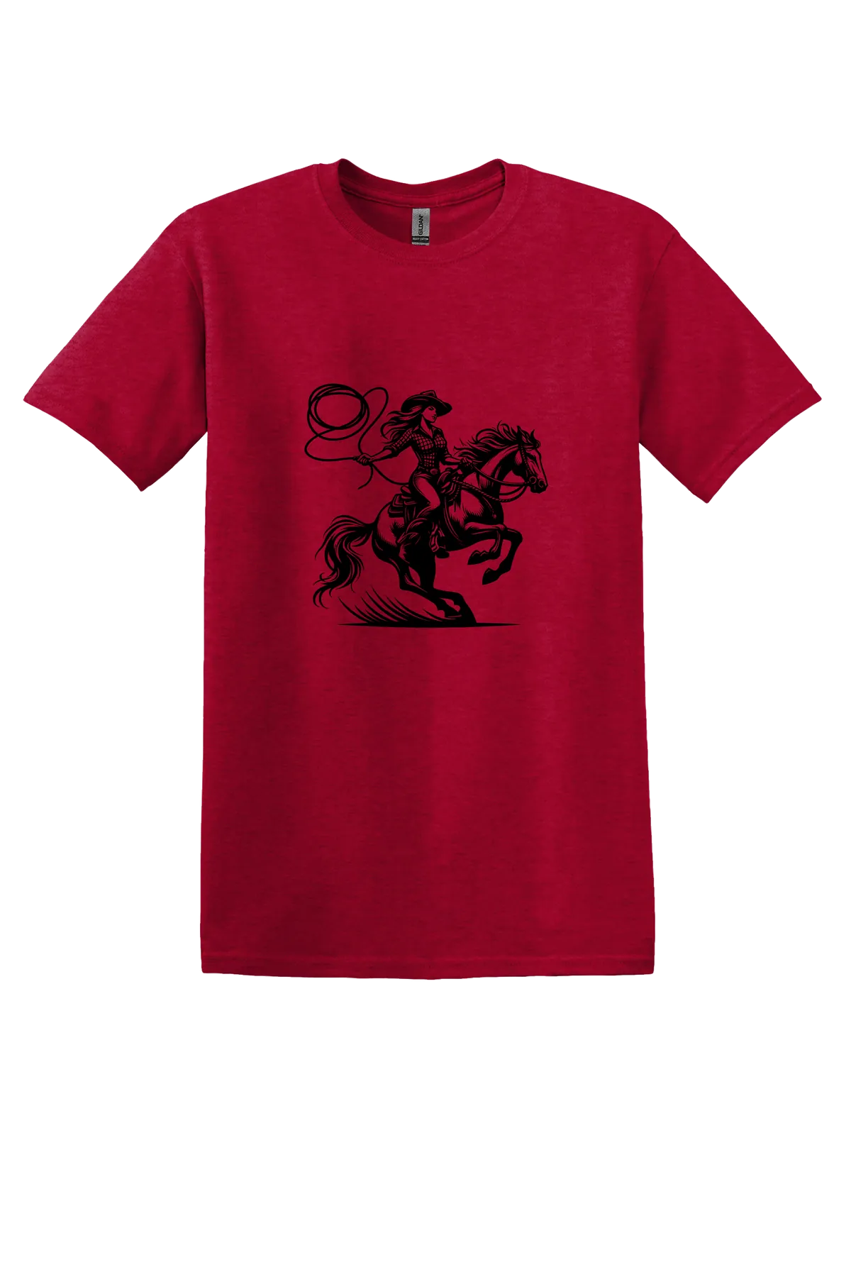 rodeo 93 Tee, Antique Cherry Red, front print