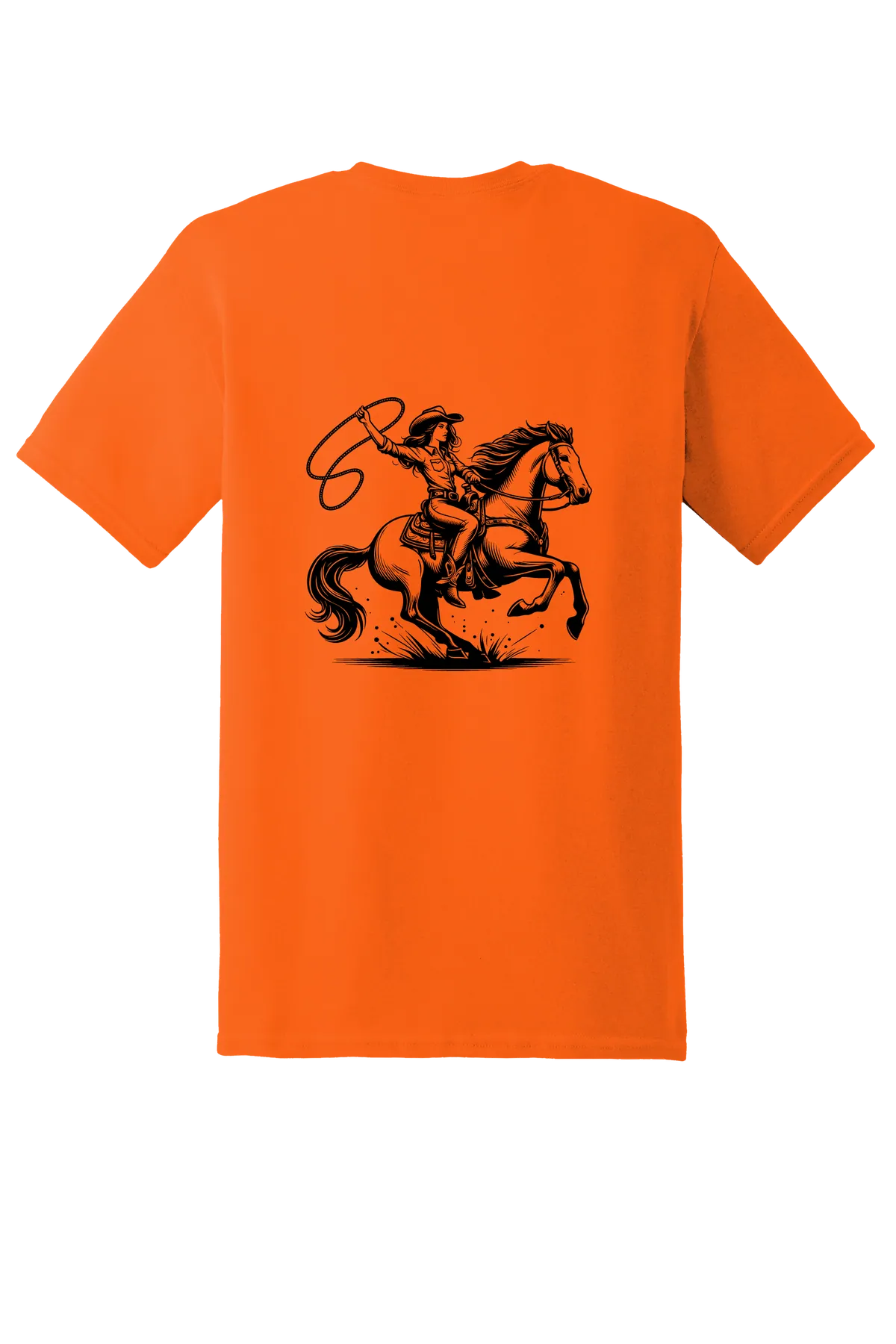 rodeo 96 Tee, Orange, back print