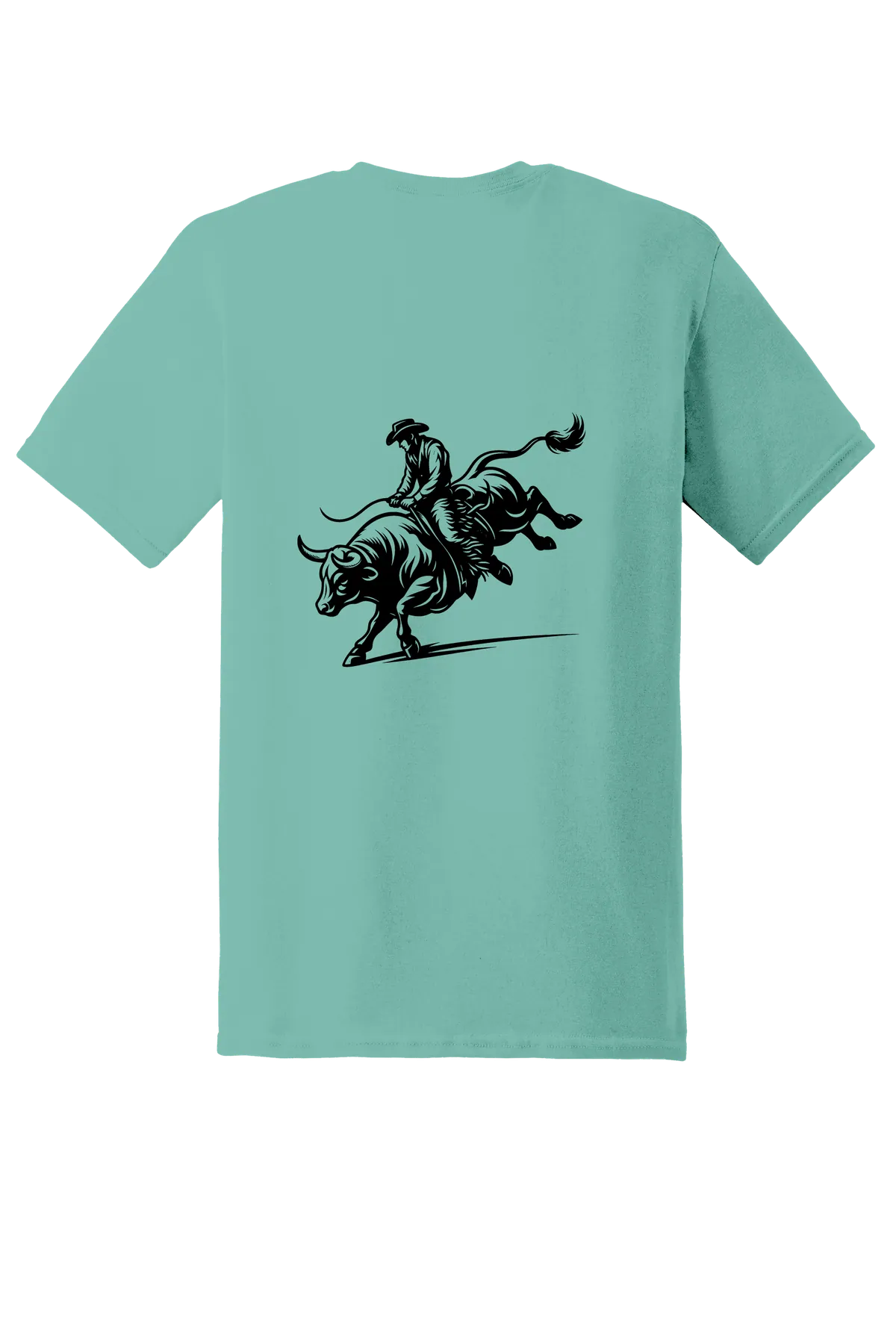 rodeo 99 Tee, Aquatic, back print