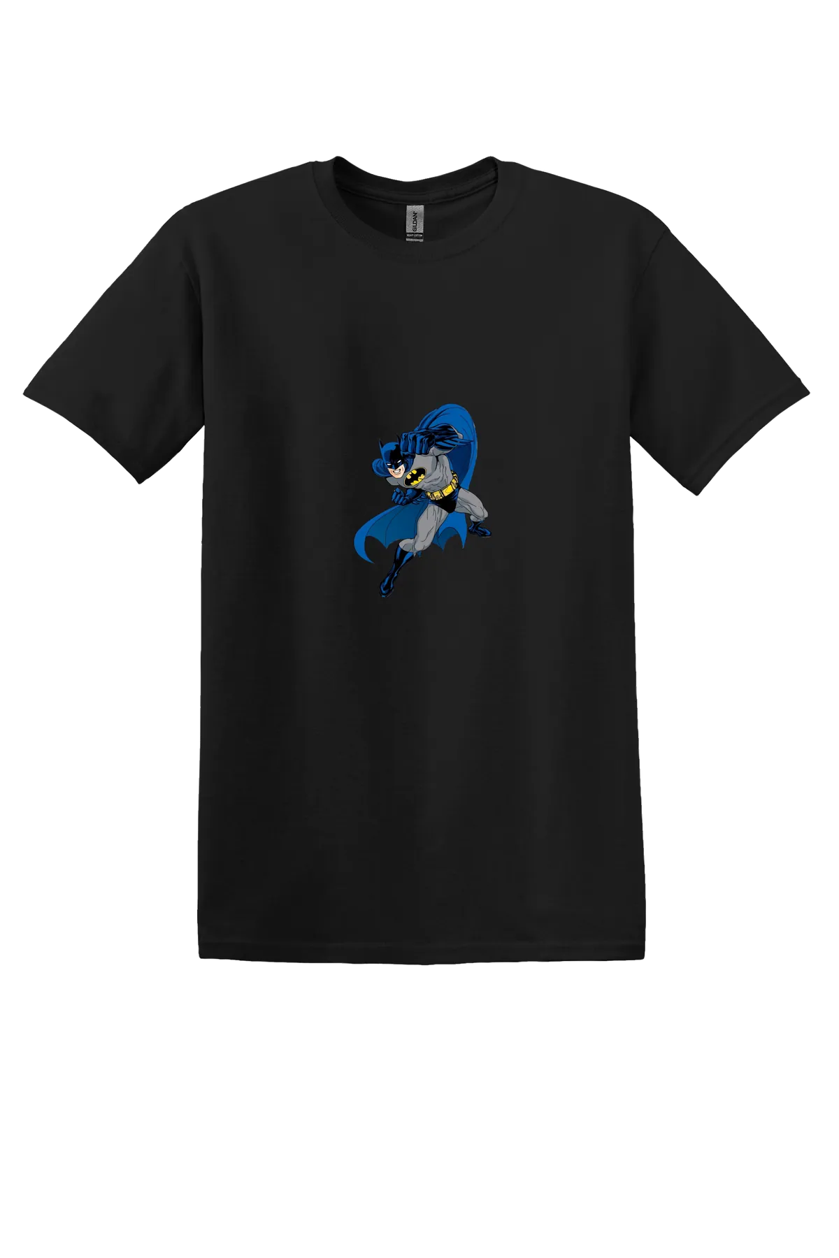 Super Heroes Tee No. 11, Black, front print