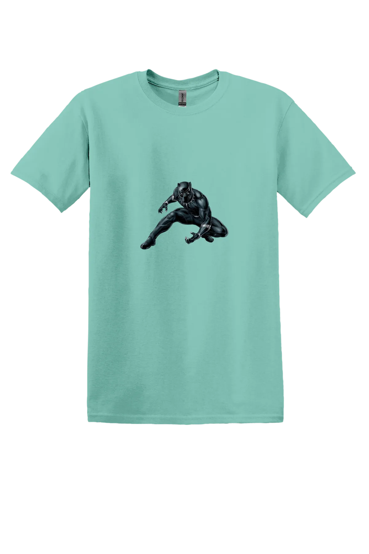 Super Heroes Tee No. 15, Aquatic, front print
