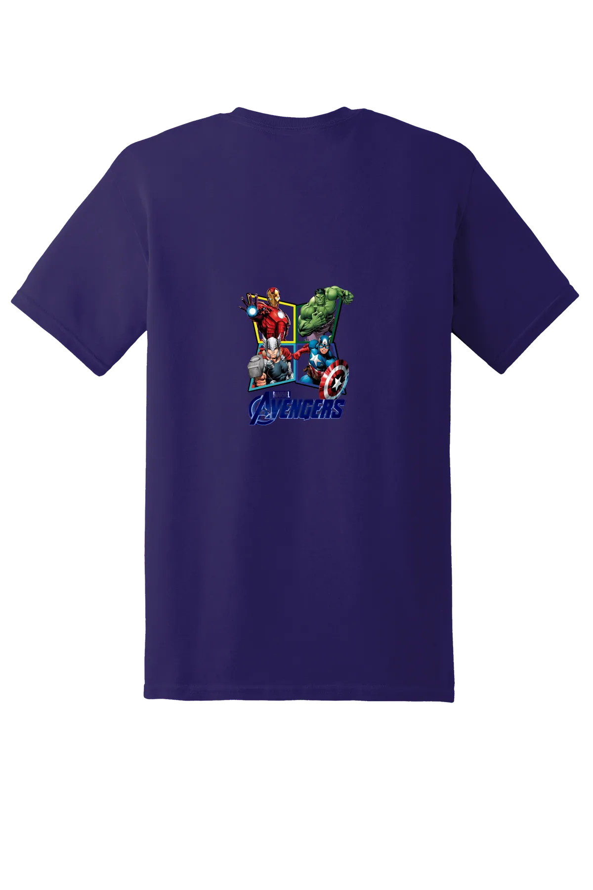 Super Heroes Tee No. 5, Fan Deep Purple, back print