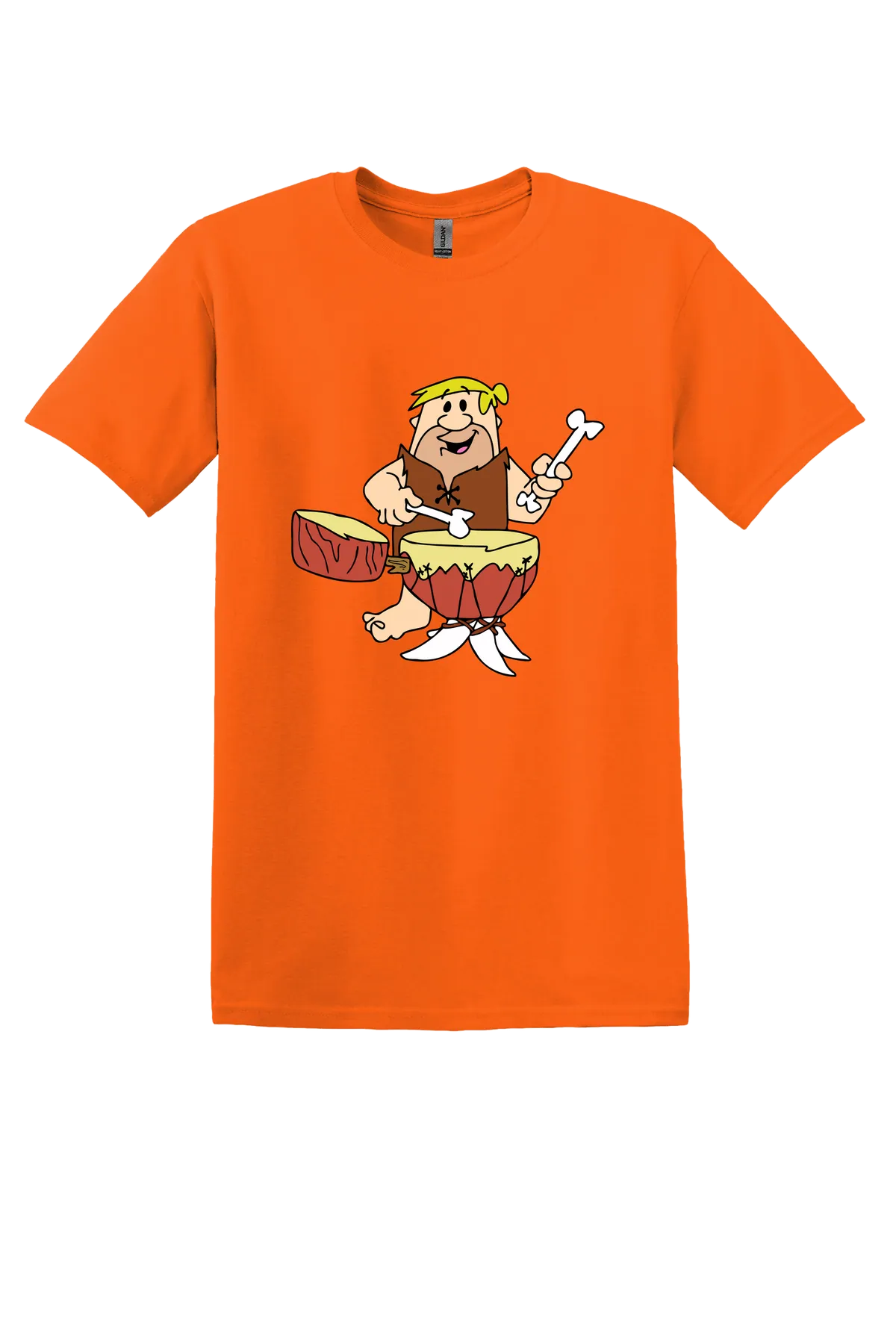 The Flintstones Barney 01 Tee, Orange, front print