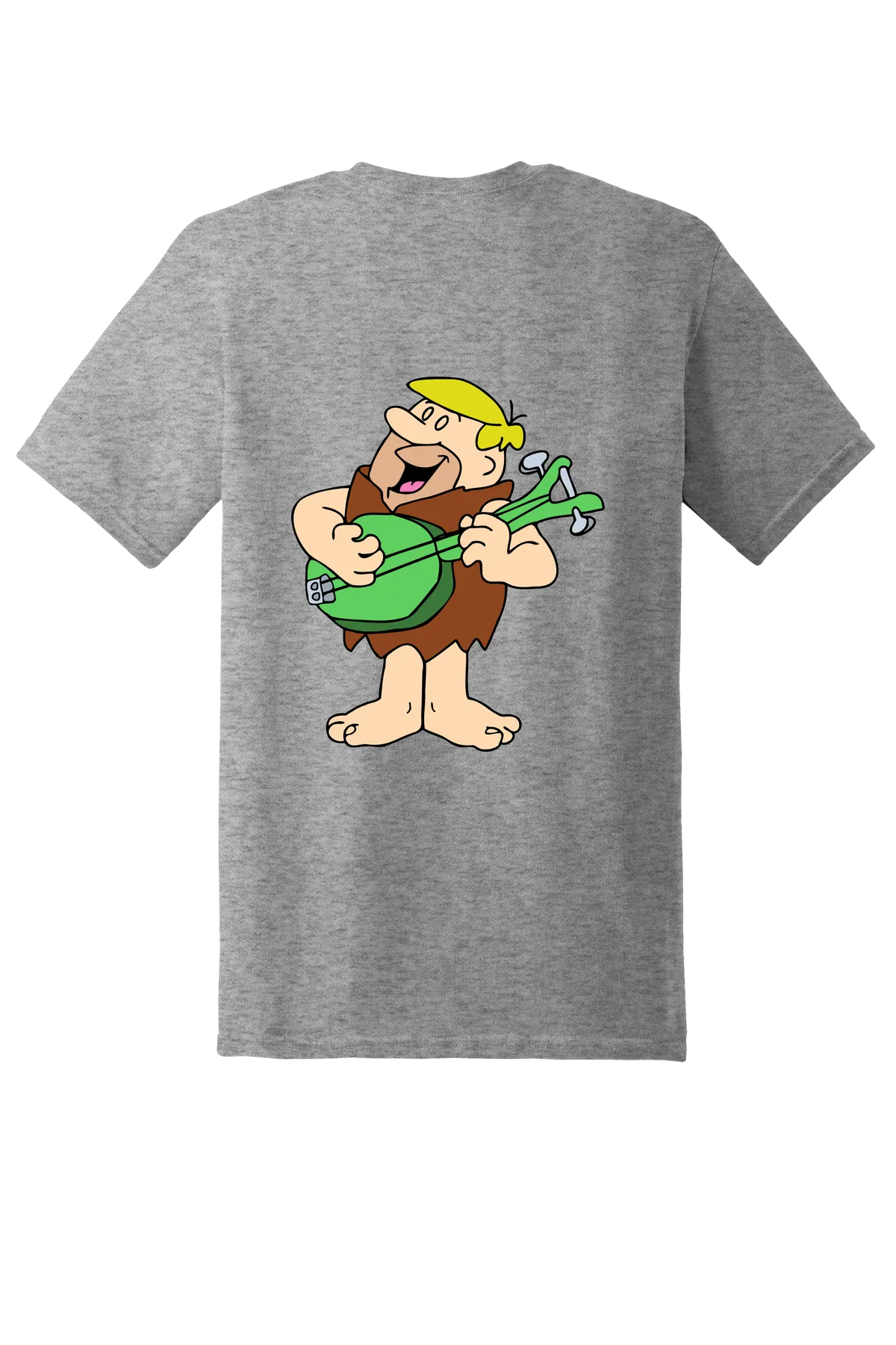 The Flintstones Barney 04 Tee, Graphite Heather, back print
