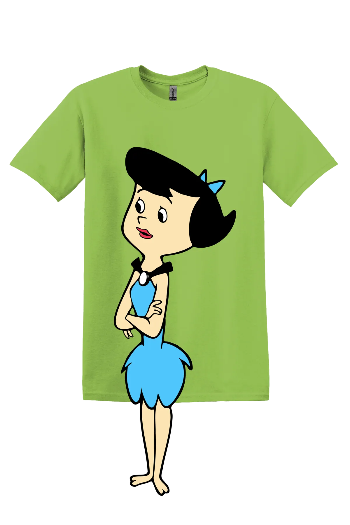 The Flintstones Betty 03 Tee, Kiwi, front print