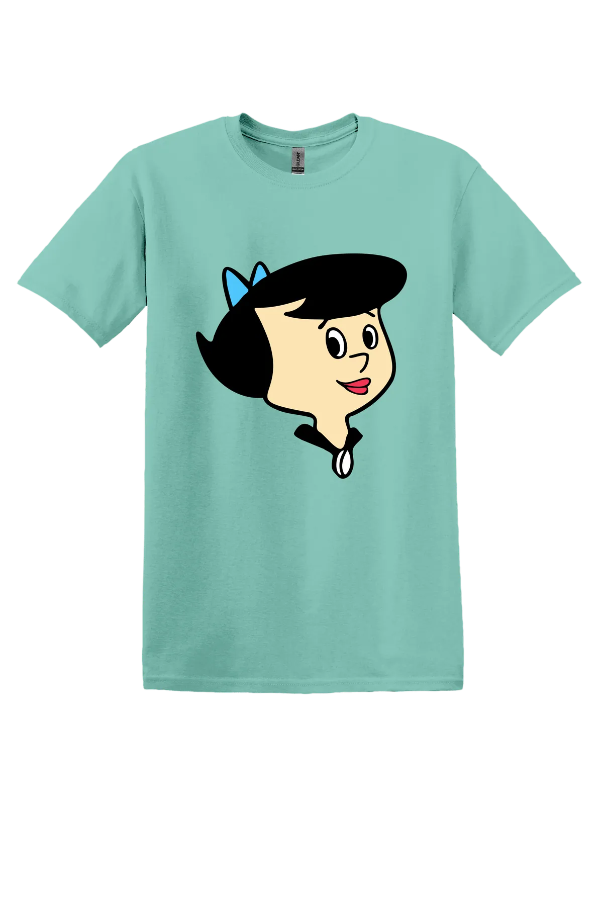 The Flintstones Betty 05 Tee, Aquatic, front print
