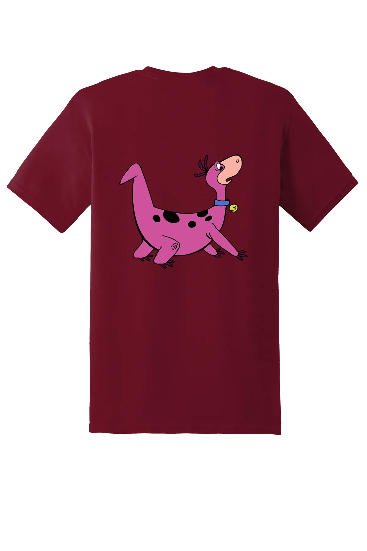 The Flintstones Dino 04 Tee, Cardinal Red, back print