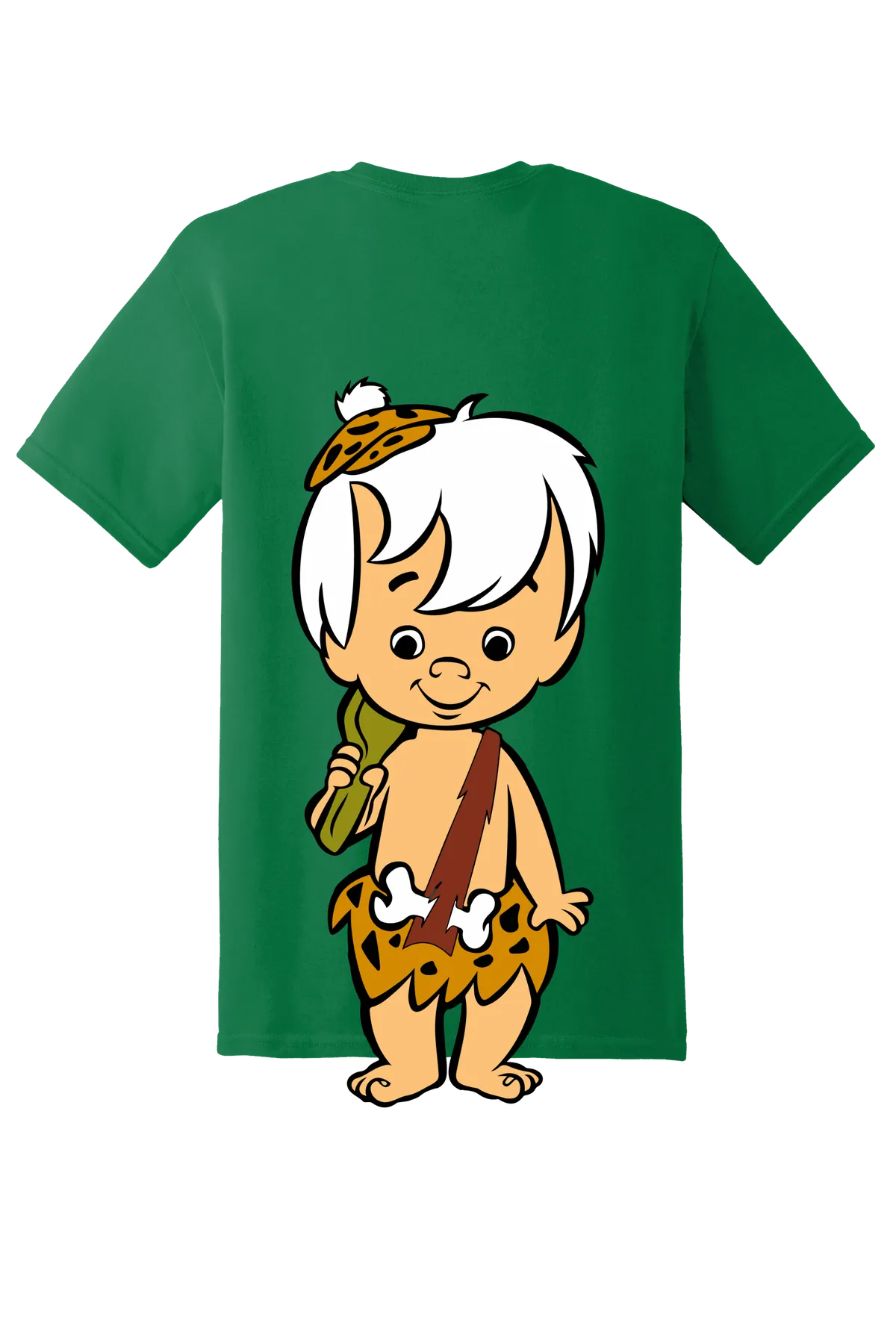 The Flintstones Flintstones 10 Tee, Turf Green, back print