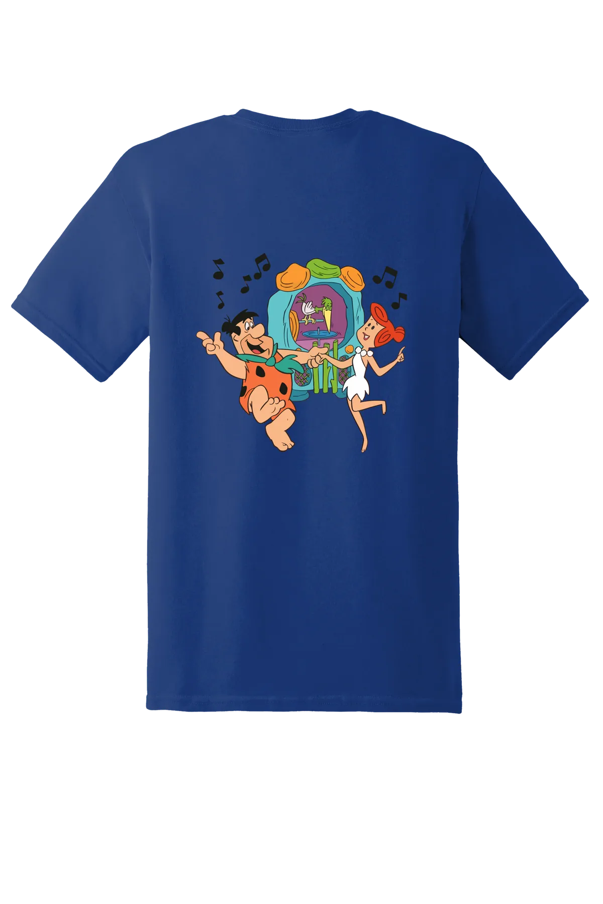 The Flintstones Flintstones 13 Tee, Fan Deep Royal, back print