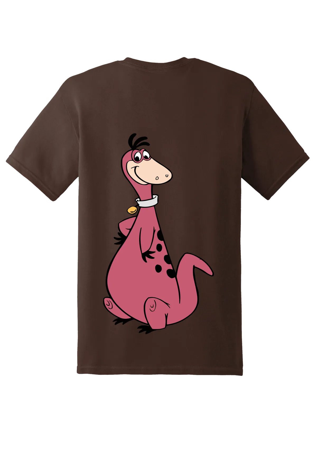 The Flintstones Flintstones 14 Tee, Dark Chocolate, back print