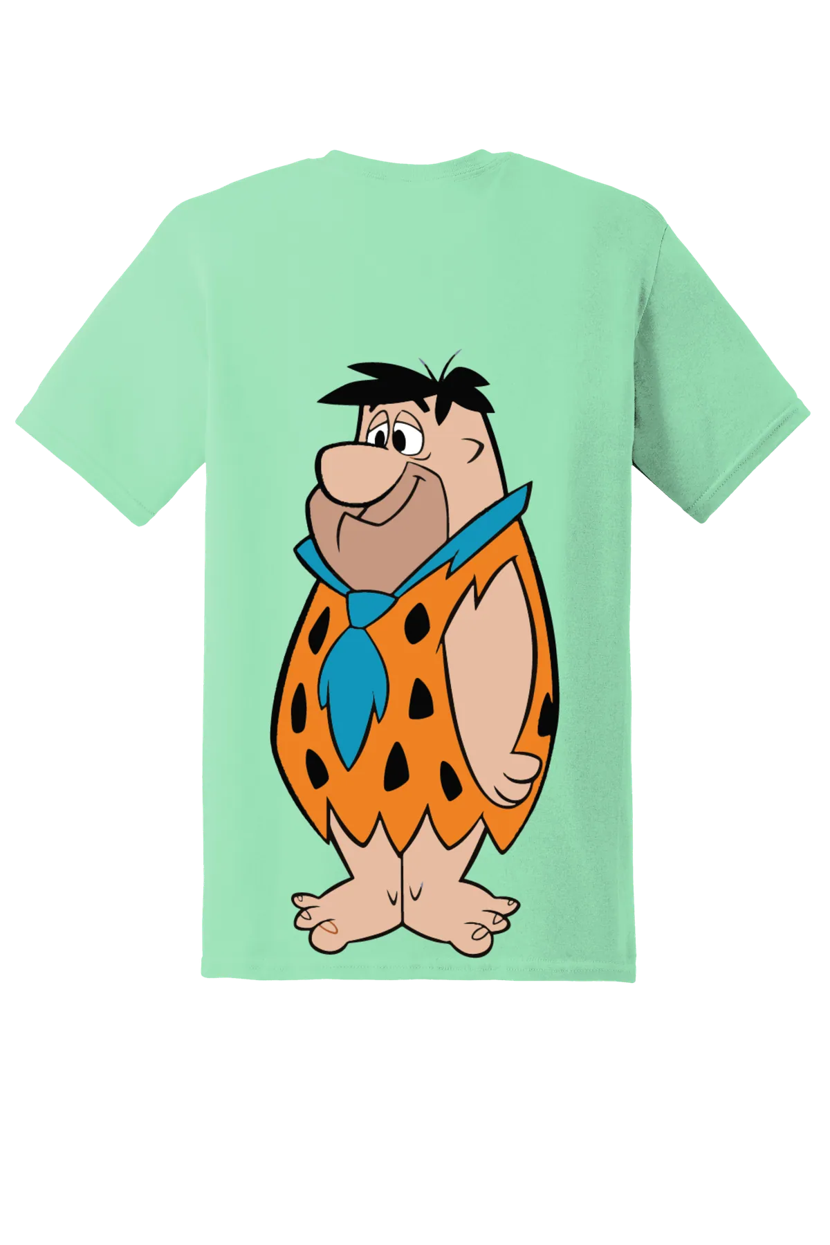 The Flintstones Flintstones 22 Tee, Mint Green, back print
