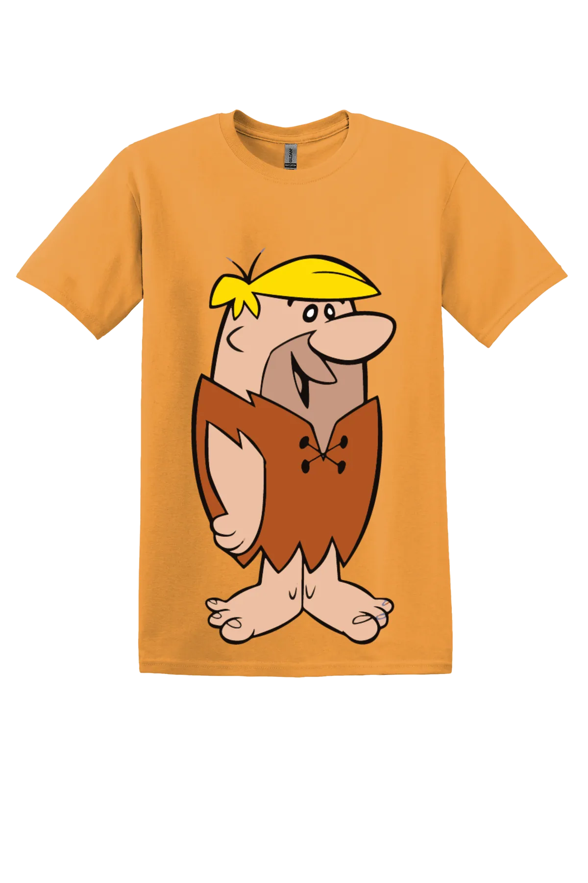 The Flintstones Flintstones 25 Tee, Tennessee Orange, front print