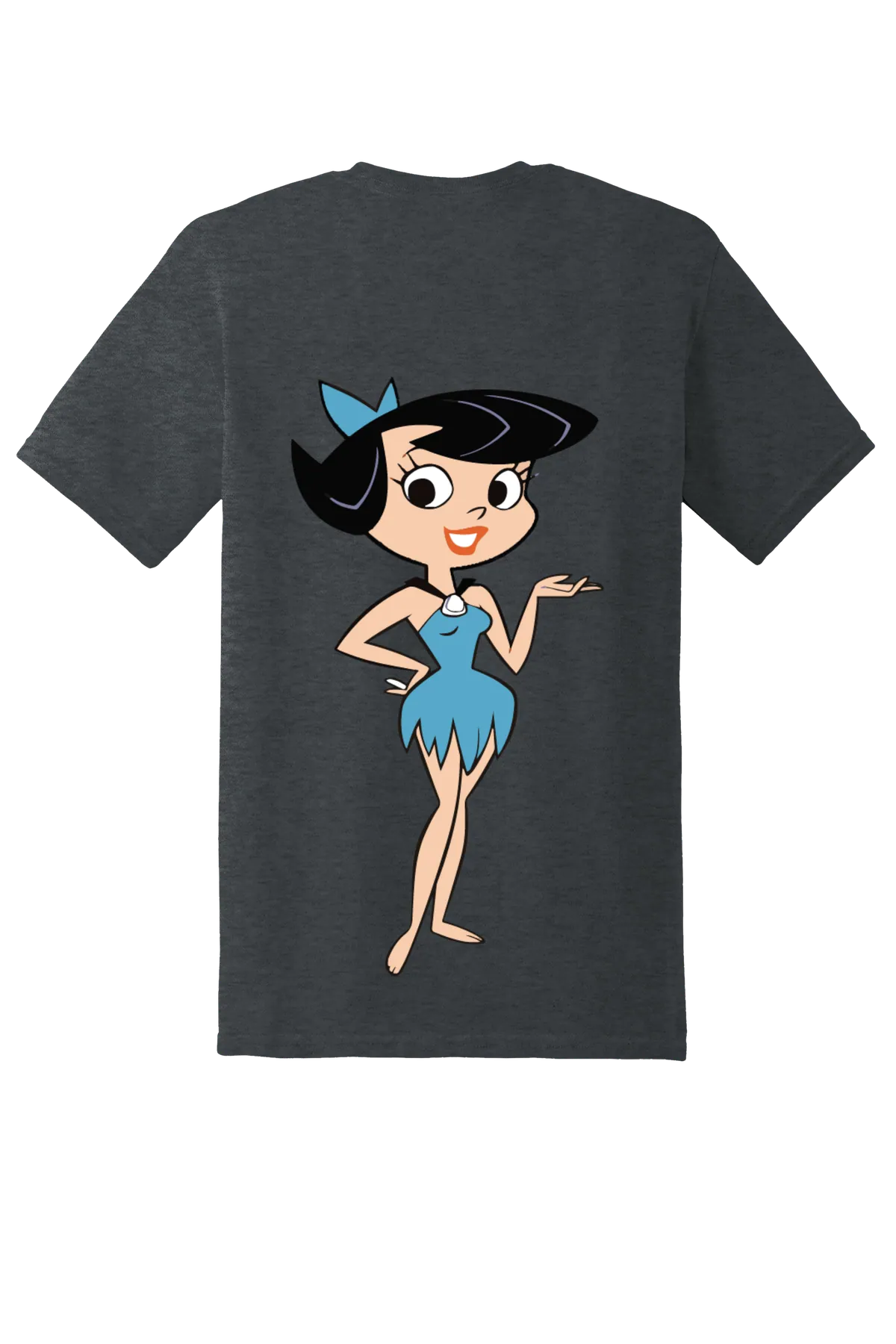 The Flintstones Flintstones 26 Tee, Dark Heather, back print