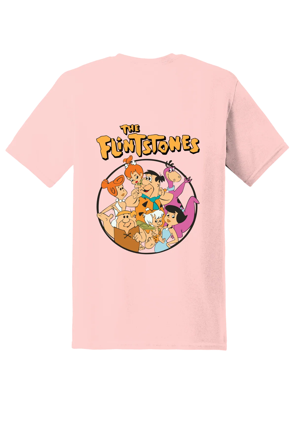 The Flintstones Flintstones 36 Tee, Light Pink, back print
